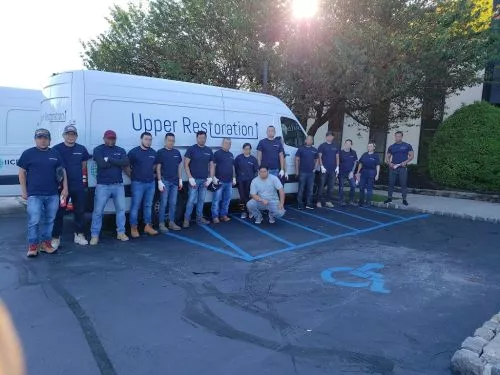 The team at Upper Restoration were great working together. I had water damage from a broken pipe Christmas