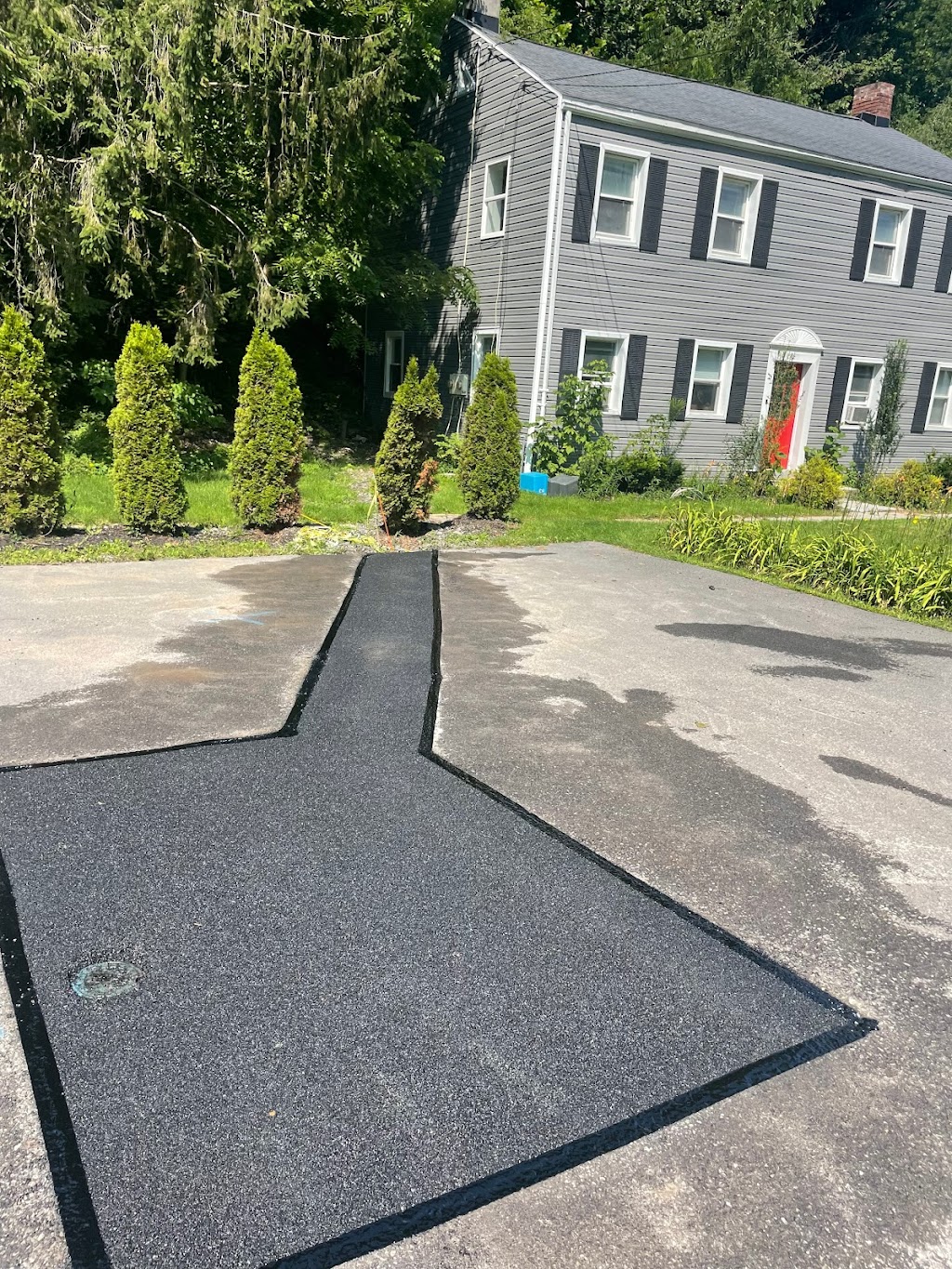 I am very very pleased and beyond happy with my brand new driveway!