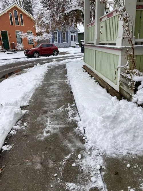 Called to get some trees, trimmed at my father-in-law’s, it took a while as their Lyft was down