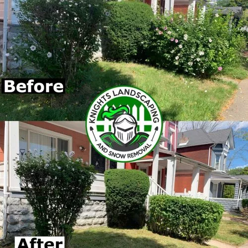 When I say I am so pleased! Knight’s Landscaping and Snow Removal came to my property and transformed it