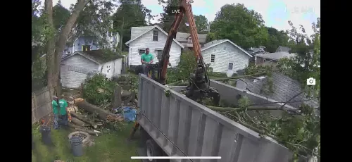 Shout out to Ken Griffin and his crew of Griffin Tree Service for a fantastic job of removing our tree that was a victim of